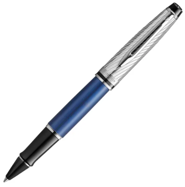 στυλό waterman expert 3 dlx metal blue ct rollerball - Waterman