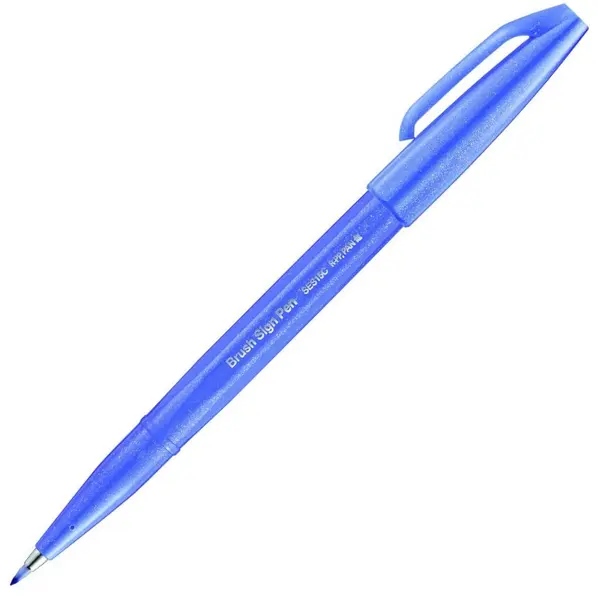 Μαρκαδόρος pentel πινέλο brush sign pen violet - Pentel