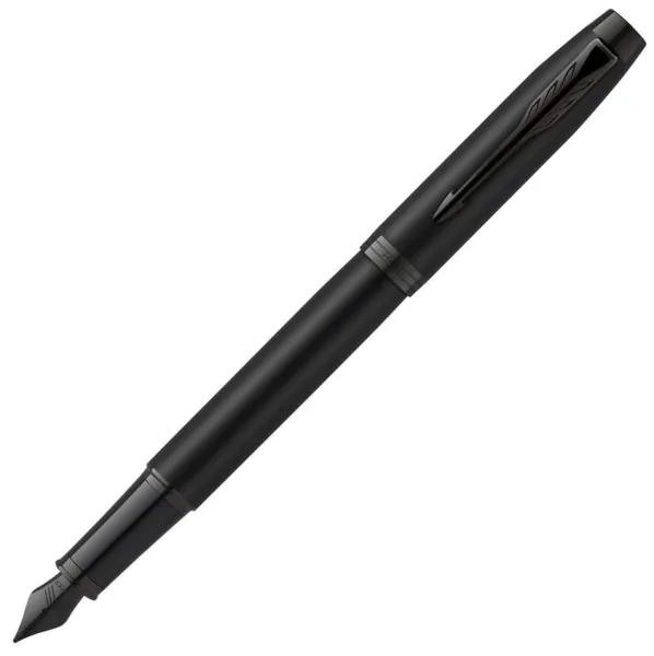 πένα parker i.m chrome metallic black bt με δώρο σημειωματάριο - Parker