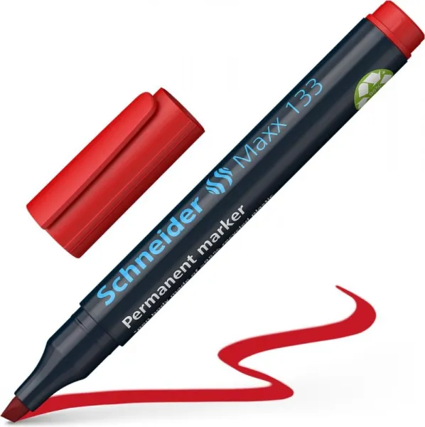 Μαρκαδόρος schneider permanet marker maxx 133 κόκκινο - Schneider