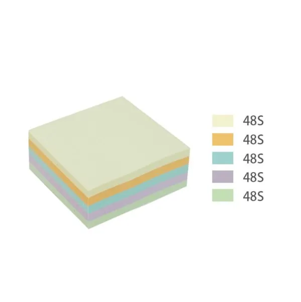 Κύβος stickn 50x50mm 240 φύλλα pastel - Stickn
