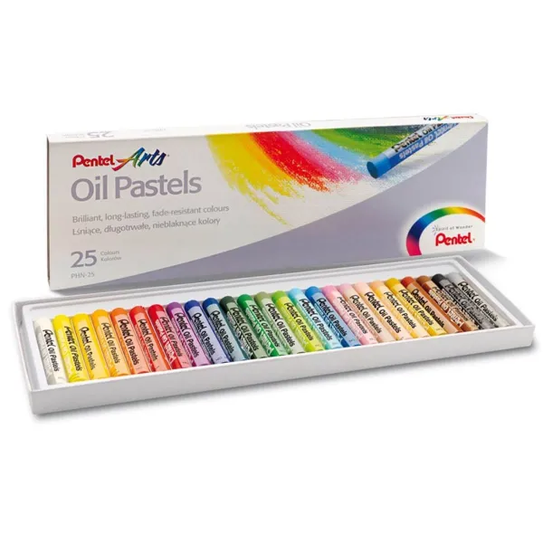παστέλ pentel oil 25 τεμάχια - Pentel