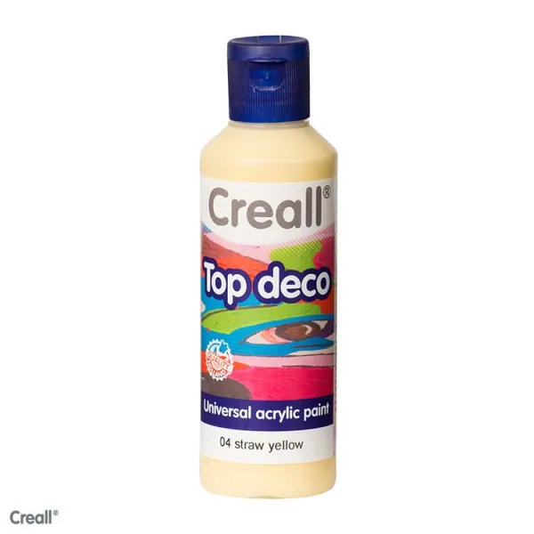 Ακρυλικό χρώμα creall 80ml 04 straw yellow - Creall