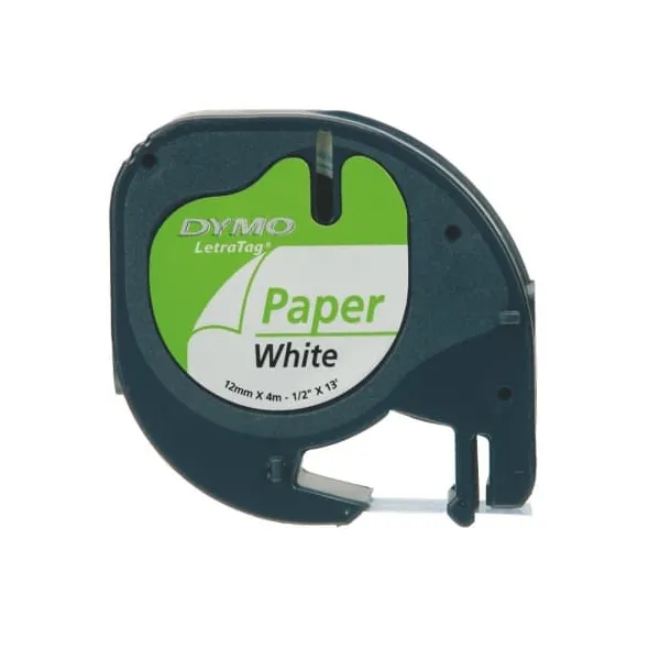 Κασέτα ετικετογράφου dymo 91200 ltag 12mx4m paper white - Dymo