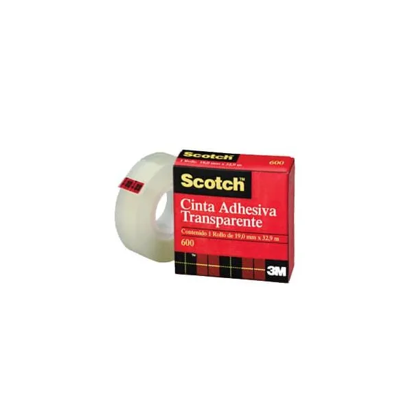 σελοτέϊπ 3m scotch crystal clear 600 19x33 - 3m