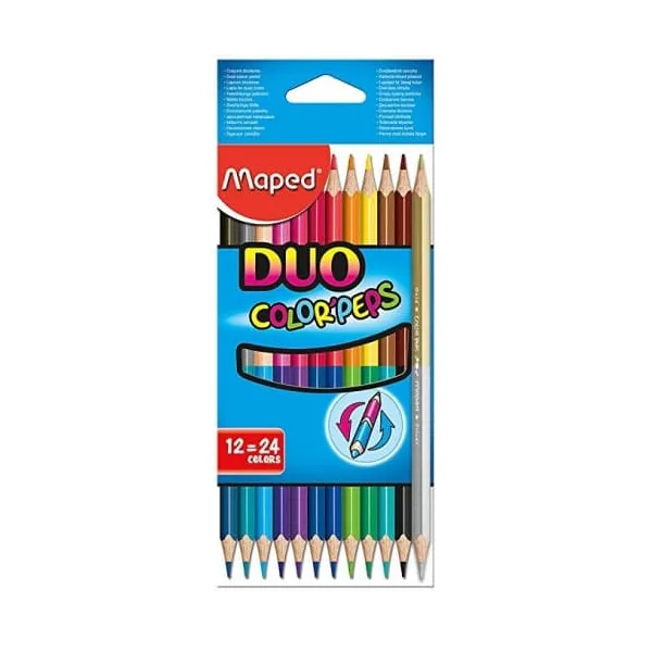 Ξυλομπογιές maped color'peps duo 12 τεμάχια - Maped