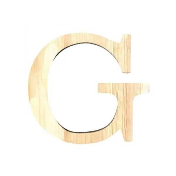 Γράμμα artemio ξύλινο g 11.2cm - Artemio