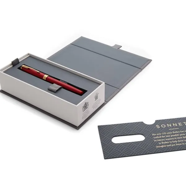 στυλό parker sonnet core laque red gt rollerball - Parker