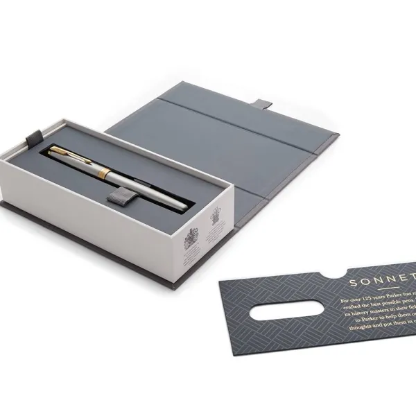 στυλό parker sonnet core stainless steel gt rollerball - Parker