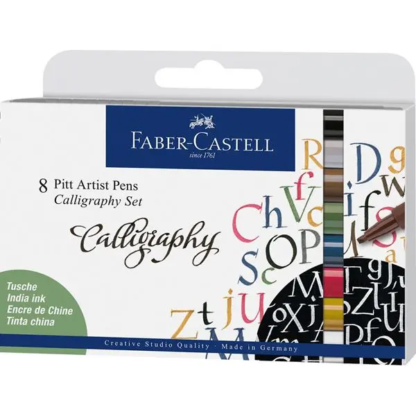 Μαρκαδόροι faber castell pitt artist pens calligraphy - Faber castell
