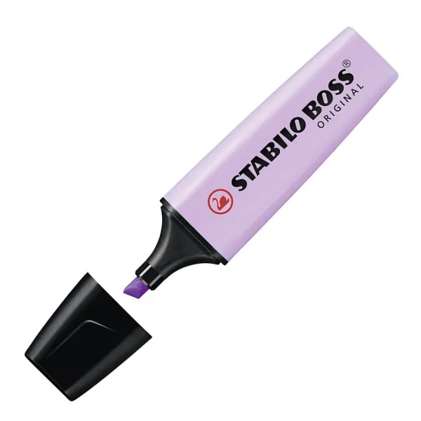 Μαρκαδόρος υπογράμμισης stabilo boss pastel lilac 155 - Stabilo