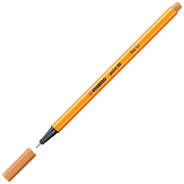 Μαρκαδόρος stabilo pen 88/89  dark ochre - Stabilo