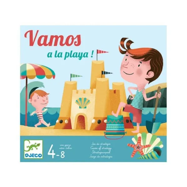 Επιτραπέζιο παιχνίδι djeco vamos a la playa 8439 4+ - Djeco