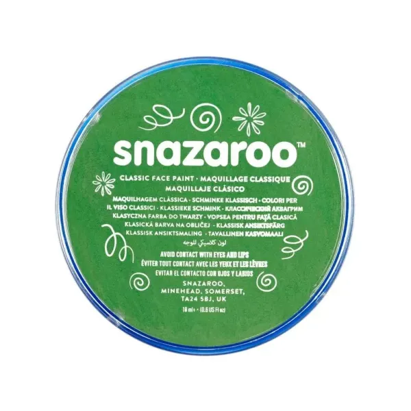 χρώματα για το πρόσωπο snazaroo grass green 18ml - Snazaroo