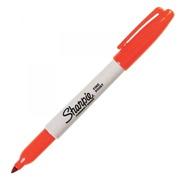 Μαρκαδόρος sharpie permanent fine πορτοκαλί - Sharpie