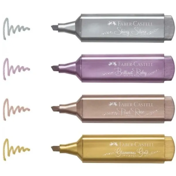 Μαρκαδόρος υπογράμμισης faber castell 1546 pearl rose - Faber castell
