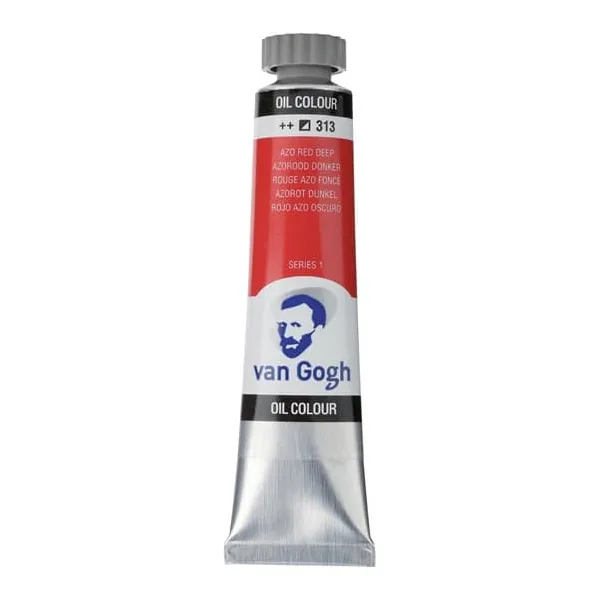 χρώμα λαδιού talens van gogh 20ml azo red deep 313 - Talens