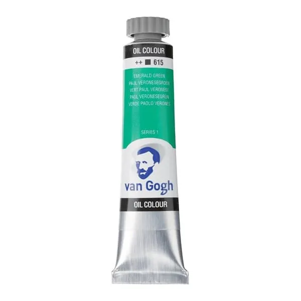 χρώμα λαδιού talens van gogh 20ml emerald green 615 - Talens