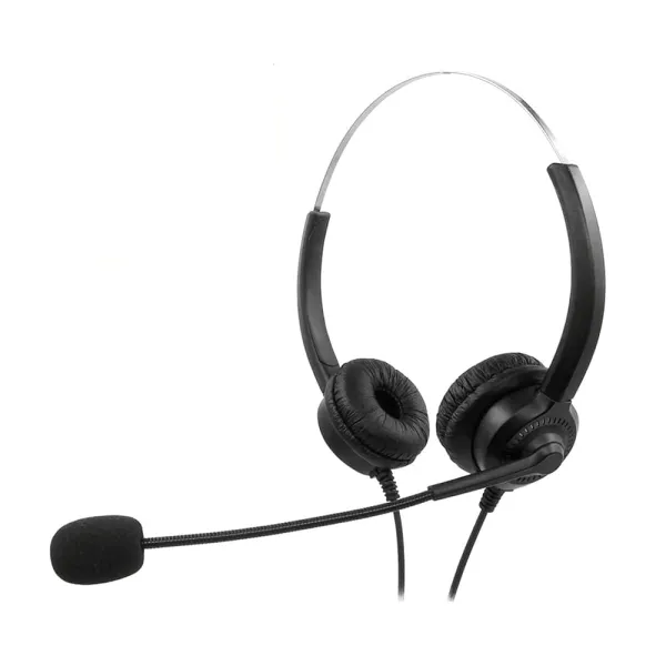 Ακουστικά mediarange corded headset with microphone & control panel 304 black - Mediarange