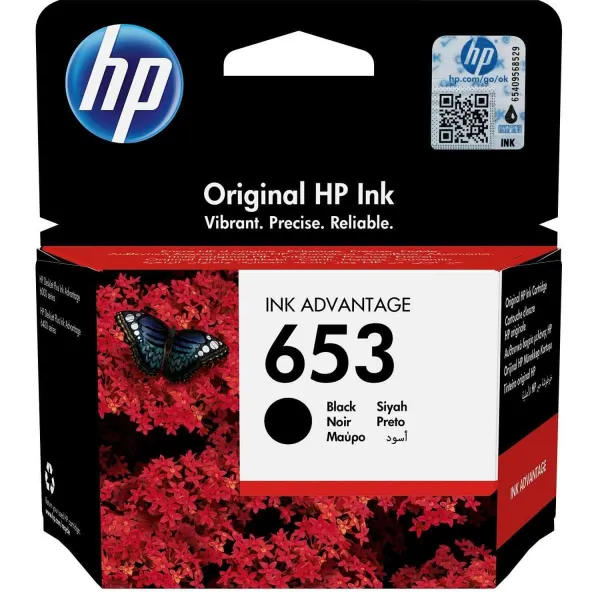 Μελάνι hp 3ym75ae 653 black - Hp
