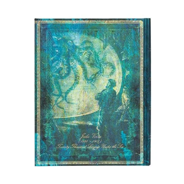 σημειωματάριο paperblanks verne - twenty thousand leagues ριγέ utra - Paperblanks