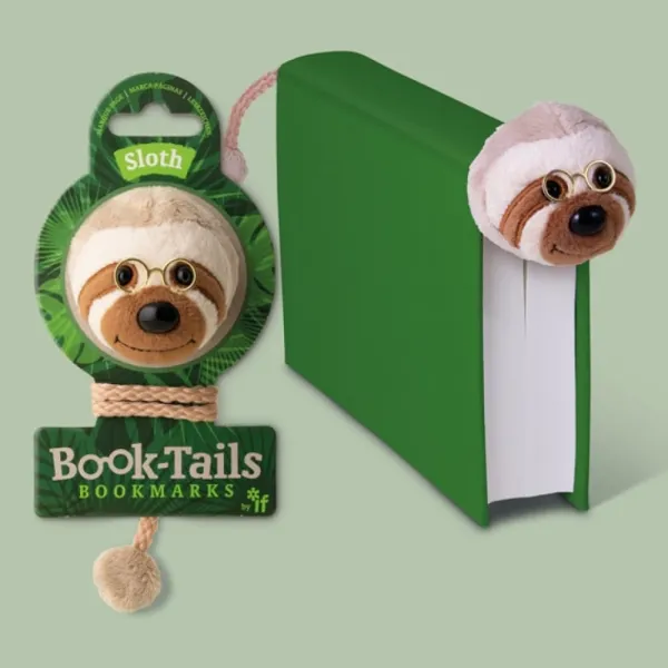 σελιδοδείκτης if book-tails sloth - If