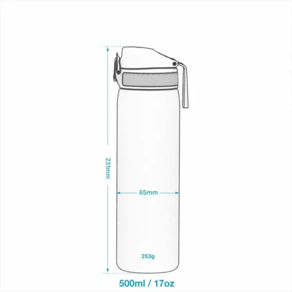 παγούρι θερμός ion8 slim 500ml γκρι - Ion8