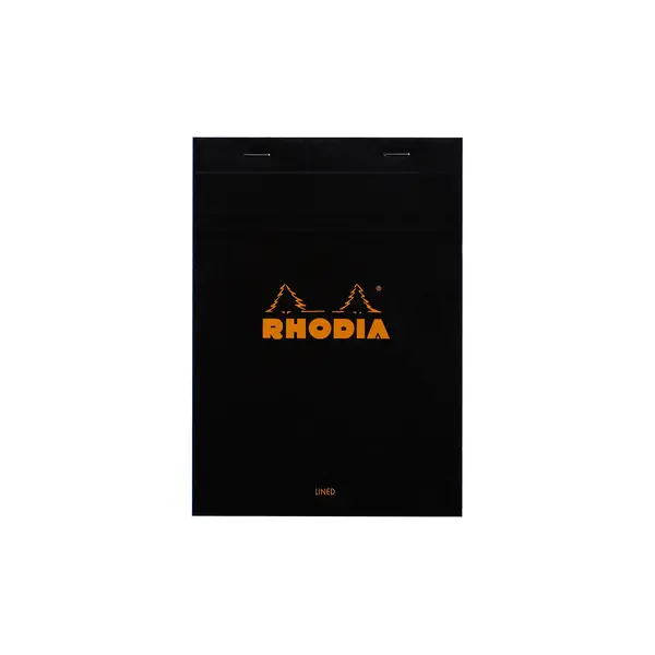 Μπλοκ rhodia black 14x21cm α5 ριγέ 80 φύλλα - Rhodia