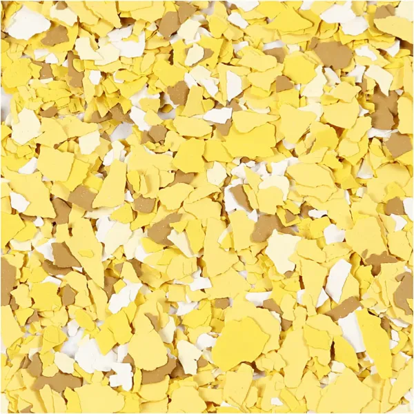 Αλατιέρα flakes terrazzo 90gr ασορτί κίτρινο - Deco