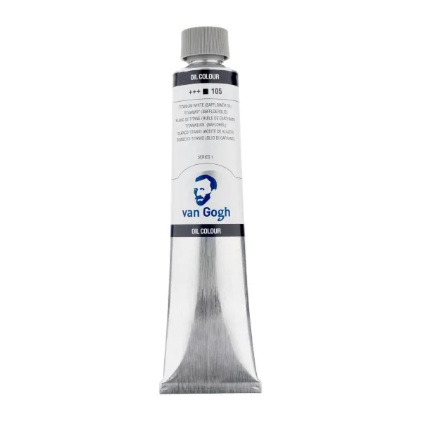 χρώμα λαδιού talens van gogh 200ml titanium white 105 - Talens