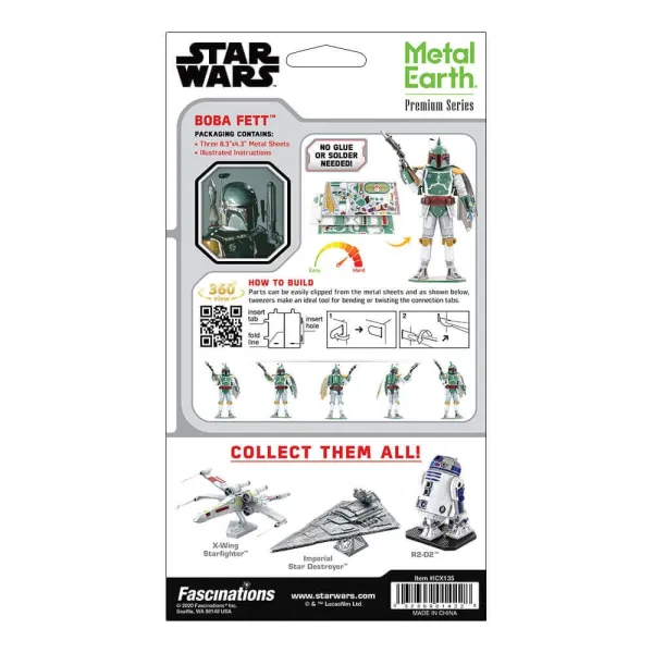 Metal earth star wars boba fett fascinations - Fascinations