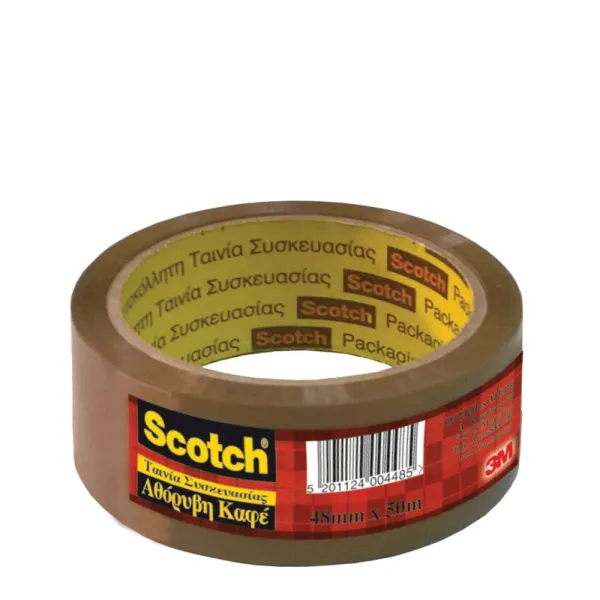 ταινία συσκευασίας 3m scotch αθόρυβη καφε 48mm x 50μ - 3m
