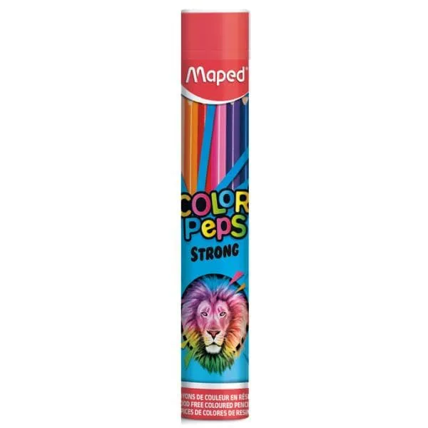 Ξυλομπογιές maped strong metal tube 12 τεμάχια - Maped