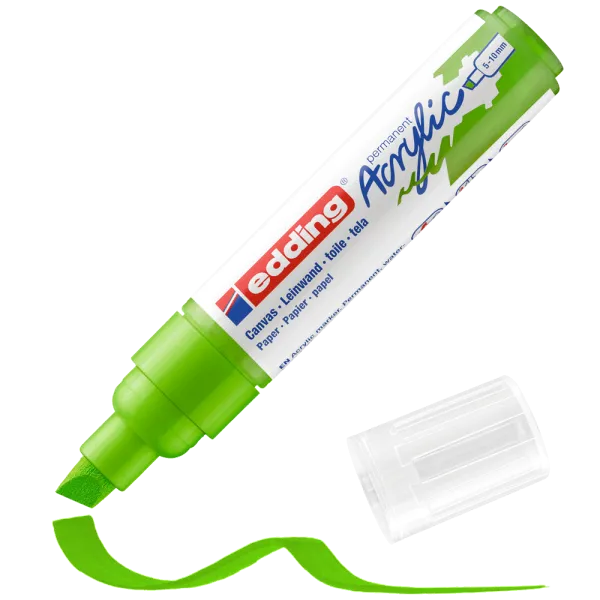 Μαρκαδόρος ακρυλικός edding 5000 yellow green 5-10mm - Edding