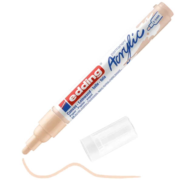 Μαρκαδόρος ακρυλικός edding 5100 warm beige 2-3mm - Edding