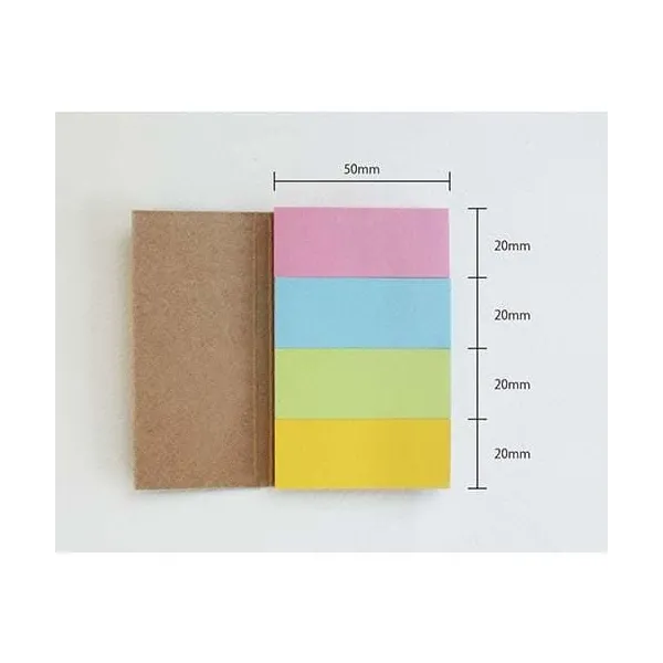 σελιδοδείκτες info 100% recycled 20x50mm - Info