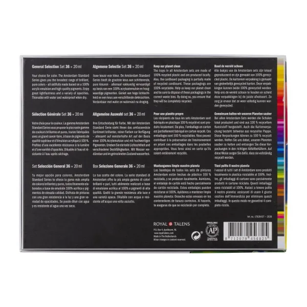 Ακρυλικά χρώματα talens amsterdam 20ml 36 τεμάχια - Talens