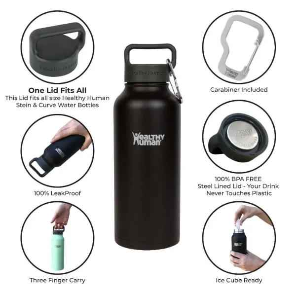 Θερμός stein healthy human navy 621ml - Healthy human