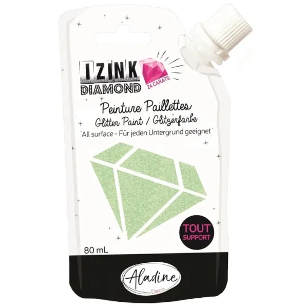 πάστα glitter 80ml green - Aladine