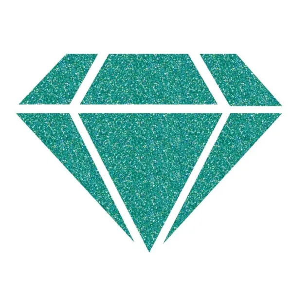 Glitter paint 80ml turquoise - Aladine
