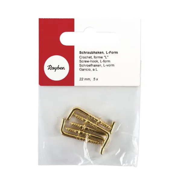 Κρεμαστάρι με βίδα rayher 22mm 5 τεμάχια - Rayher