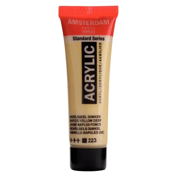 Ακρυλικό χρώμα talens amsterdam 20ml 223 naples yellow deep - Talens