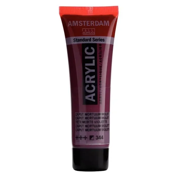 Ακρυλικό χρώμα talens amsterdam 20ml 344 caput mortuum violet - Talens