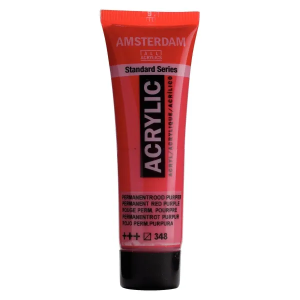 Ακρυλικό χρώμα talens amsterdam 20ml 348 permanent red purple - Talens