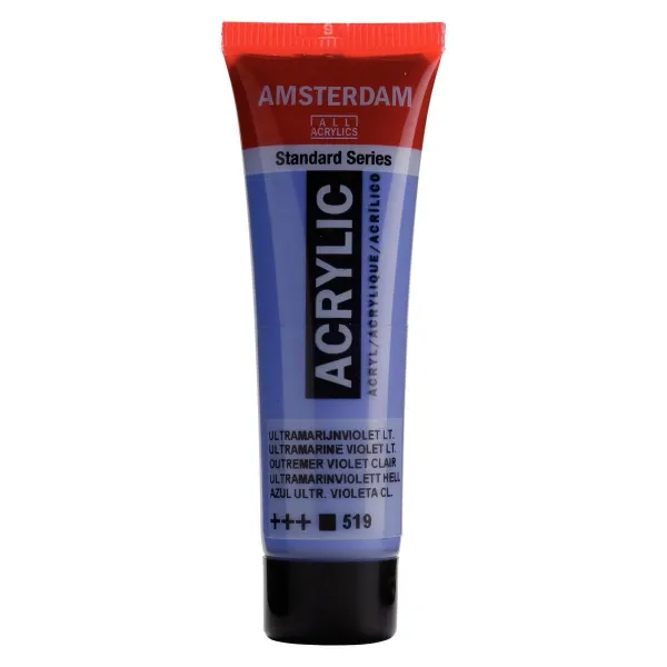 Ακρυλικό χρώμα talens amsterdam 20ml 519 ultramarine violet light - Talens