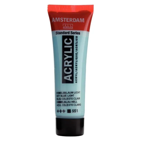 Ακρυλικό χρώμα talens amsterdam 20ml 551 sky blue light - Talens