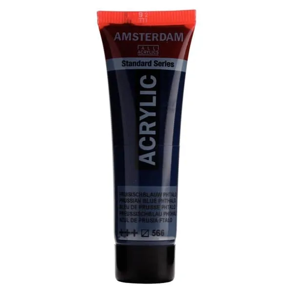 Ακρυλικό χρώμα talens amsterdam 20ml 566 prussian blue phthalo - Talens