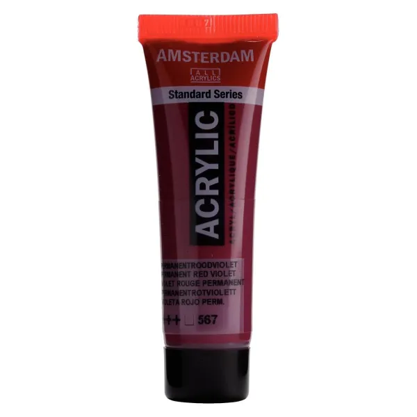 Ακρυλικό χρώμα talens amsterdam 20ml 567 permanent red violet - Talens
