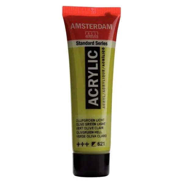 Ακρυλικό χρώμα talens amsterdam 20ml 621 olive green light - Talens