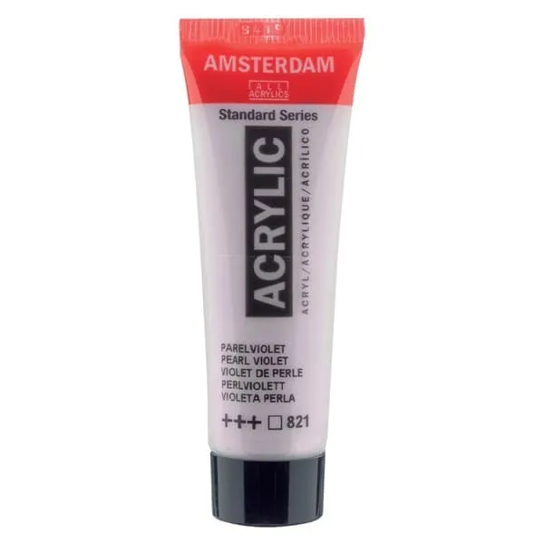 Ακρυλικό χρώμα talens amsterdam 20ml 821 pearl violet - Talens